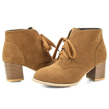 

YOTAMI Boots for Women 2022 Women s Boots Lady Short Bootie Outdoor Winter Elegant Shoes Ankle Snow Boots Brown