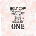 thumbnail image 4 of Inktastic Holy Cow I'm One Birthday Boys or Girls Baby Bodysuit, 4 of 5