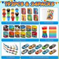 thumbnail image 2 of Set de regalos de fiesta BenLouis, 168 piezas, coche de carreras para cumpleaños de niños, 2 of 7