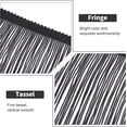 thumbnail image 4 of Flecos de poliéster de 10,4 yardas (9,7 m) de largo, 28 cm (11 pulgadas) de ancho, ideales para coser y confeccionar vestidos latinos. Color negro., 4 of 9