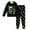 f#258Black317, variant on CAIVO Kids 6 7 Printed Christmas Two Piece Clothing Set Long Sleeve O-Neck Tops Pants Outfit Boys Girls Classic Clothes Sets