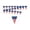 314In, variant on Usa Flag Pennant Banner | Triangle Flag Decorations Usa Party | Stars and Stripes Bunting Garland | 4Th Of July Patriotic Decoration 236In