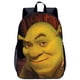thumbnail image 1 of Shrek-mochila escolar con estampado de dibujos animados para niños y niñas, bolsa de viaje para ordenador portátil de 17 pulgadas, temporada escolar, 1 of 4