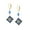 Blue, variant on LTC Design Cloisonné Enameled Drop Earrings Accented with Faceted Austrian Crystal Beads