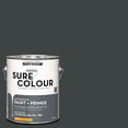 thumbnail image 1 of Rust-Oleum Sure Colour™ Paint + Primer, Interior Flat, Charcoal Black 3.78 L, 1 of 6
