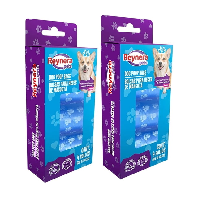 120 Bolsas Para Desechos De Mascota - 8 Rollos Reynera