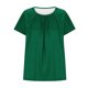 thumbnail image 5 of Neewe Womens Plus Size Pleated Tops Short Sleeve Summer Tunic Casual Loose Fit Crewneck Shirts Blouse 2026, 5 of 6