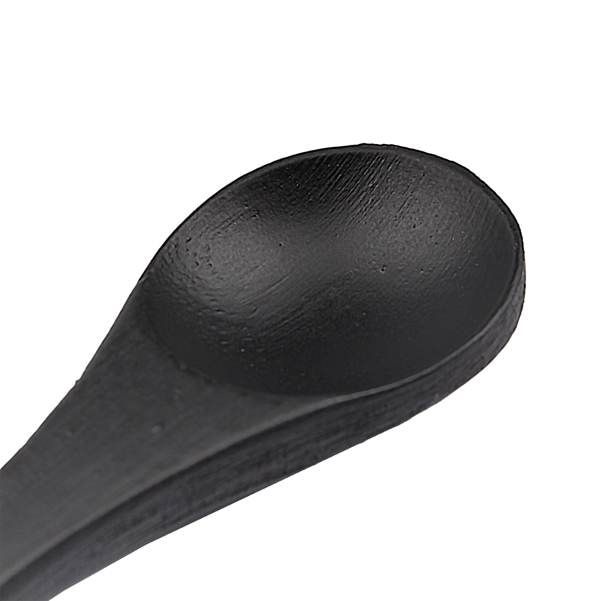Small Bamboo Salt/Spice Spoon - Oval Head - Carbonized Brown
