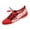 Red, variant on Womens American Flag Star Pattern Knit Sneakers, Lightweight Flat Lace-Up Shoes Casual Patriotic Walking Shoes for Daily Wear (White,39)