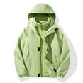 thumbnail image 2 of Men's Waterproof Ski Jacket with Detachable Insulated Liner Winter Windbreaker Hooded Snowboarding Mountain Jacket, 2 of 7