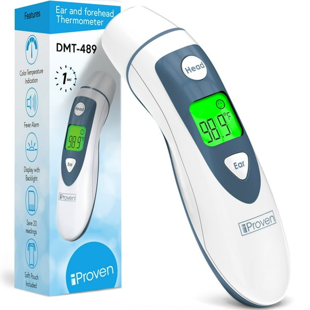Dual Mode Thermometer - Infant Forehead and Ear Thermometer - iProven
