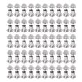 thumbnail image 2 of Ensemble de Vis de Rivet, Acier Inoxydable Longue Durée Tête Ronde Plate Bouton de Vis Antirouille pour Artisanat en Cuir pour Scrapbooking, 2 of 7