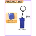 thumbnail image 5 of 3PCS Sport Bottle Key chain Fitness Keychain Gym Lover Weightlifting Keyring Silicone Gym Gifts Workout Gifts Bag Charm Backpack Charm, 5 of 7