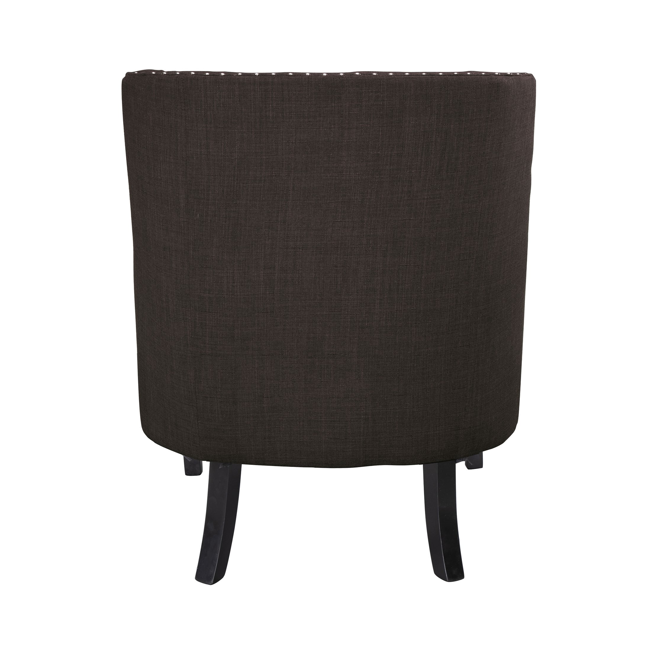 OakvillePark Vernonia Fabric Upholstered Accent Chair, Chocolate