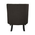 thumbnail image 5 of OakvillePark Vernonia Fabric Upholstered Accent Chair, Chocolate, 5 of 8