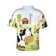 thumbnail image 3 of Balery Men'S Summer Hawaiian Shirts Short-Sleeve Design Name Printed Casual Shirts - Size Name, 3 of 9