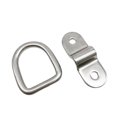 thumbnail image 1 of D Ring Tie Downs Corrosion Resistance Easy Installation Forged Rustproof Lashing Rings Cargo Hook Trailers Campers Vans Vehicles Loads Garages, 1 of 8