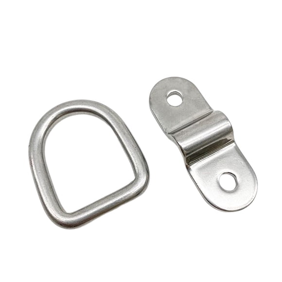 Transemion D Ring Tie Downs Corrosion Resistance Rustproof Lashing Rings Trailers Trucks Campers Vans Cargo Hook Trailers Campers Vans Vehicles Loads Garages
