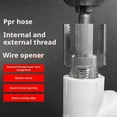thumbnail image 6 of Integrated Internal & External Pipe Threading Tool, 1/2'' and 3/4'' Water Pipe Internal and External Integrated Threader, Electric Drill Compatible Pipe Thread Cutting Tool, 6 of 6