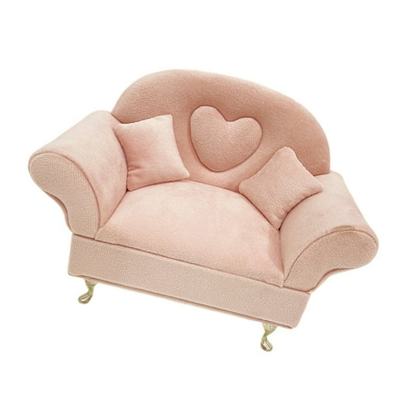 Yokua 1/6 Scale Dollhouses Sofa Jewelry Display Furniture for Miniature Scene
