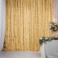 thumbnail image 6 of Efavormart 8ftx8ft Champagne 3D Floral Satin Rosette Backdrop Panel, Photo Booth Backdrop Curtain, 6 of 11