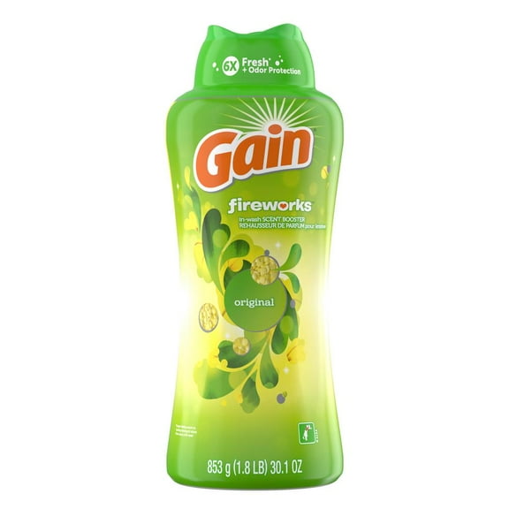 Gain Fireworks In-Wash Scent Booster Beads - Original  - 30.1 oz- Pack of 2