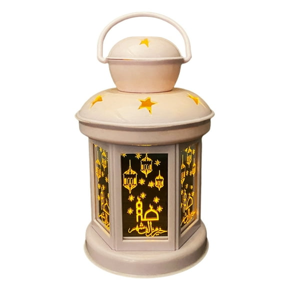 Ramadan LED Lantern Lights EID Mubarak Ornaments Lamp Eid Ramadan Home Party Decoration
