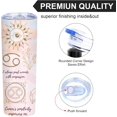 thumbnail image 4 of Cancer July Birthday Gifts for Women - 20oz Skinny Stainless Steel Tumbler, Astrology Decor Gifts，Reusable Stainless Steel Water Bottle for Hot & Cold Drinks Tea Cup Iced Coffee Travel Mug, 4 of 7