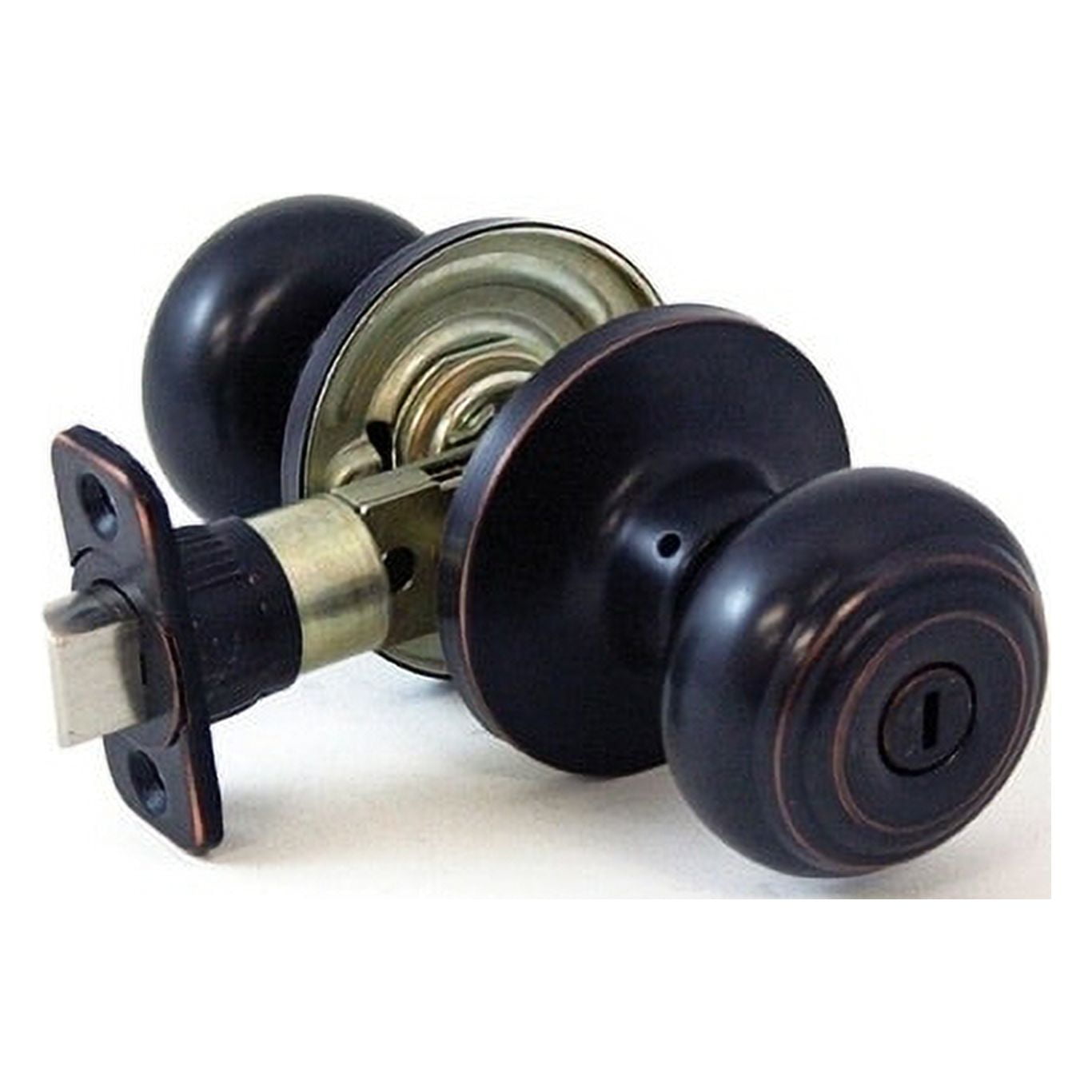 Atlas Door Locks, 1732191, Polished Brass Privacy Ball Knob Door Lock, Bed & Bath, Color: Polished Brass
