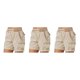 thumbnail image 3 of Qarigey Pantalones cargo Pantalones cortos de bolsillo Cintura suelta Pantalones de verano Deportes casuales Type4 NO4, 3 of 6