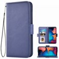 thumbnail image 1 of Samsung Galaxy A20-A30 Case, Cell Phone Leather Sleeve PU Leather Cover Wallet Cell Phone Case Cover Compatible for Samsung Galaxy A20-A30 Leather Case - Blue, 1 of 7