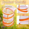 thumbnail image 2 of Mini Butterfly Habitat Cage Butterfly Growing Kit Bulk Butterfly Cage Mini Butterfly Net Habitat Clear Container Terrarium Mesh Enclosure Collapsible Insect Mesh Cage with Zipper (Multi), 2 of 6