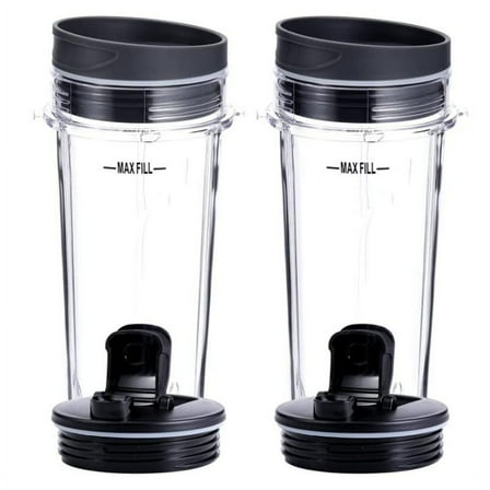 2 Pcs 16 OZ Cup with Four Lids for BL660 BL770 BL740/QB3000