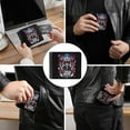 thumbnail image 3 of Death Note Ryuk Leather Wallet Slim Card Wallet Bifold RFID Blocking Card Holder Purse, 3 of 7