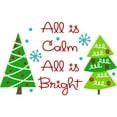 thumbnail image 3 of CafePress - ALL IS CALM Pajamas - Men's Light Loose Fit Cotton Pajama Set, 3 of 7