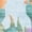 Aqua/Pink, variant on Safavieh Door And Kitchen Mat Emerson Floral Polyester Machine Washable Area Rug, Ivory/Pink, 4' x 6'