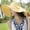 Yellow, variant on Big Sun Straw Beach Hat with Wide Folding Brim and Bowknot Detail for Women Floppy Cap