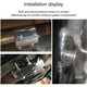 thumbnail image 4 of Riwesomey Acoplador de manguito de abrazadera de escape pieza reemplazada suministros de coche accesorios mejorados reemplazo automotriz Type2, 4 of 6
