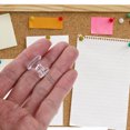 thumbnail image 4 of UPOUART 200Pcs Compact Thumbtacks Plastic Map Pins for Travel Map Office Work, 4 of 8
