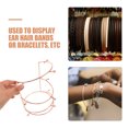 thumbnail image 3 of KALLORY Organizador Vertical De Accesorios Para El Y Joyería En Metal Rosa Dorado Para Uso Doméstico, 3 of 8