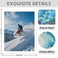 thumbnail image 3 of Diamond Art Kit for Adults, Snowmobile Winter Adventure Scene Diamond Painting for Adults Beginners, DIY Diamond Art Painting Kits, 5D Diamond Painting Crafts for Home Decor 12x16 Frameless, 3 of 7