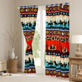 thumbnail image 3 of Castle Fairy Female Men Women Western Cowboy Black Out Curtains,Tribal Aztec Curtains Pack of 2 (42x63 Each),Lodge Cabin Bedroom Curtains,Luxury Bedroom Decor, 3 of 6