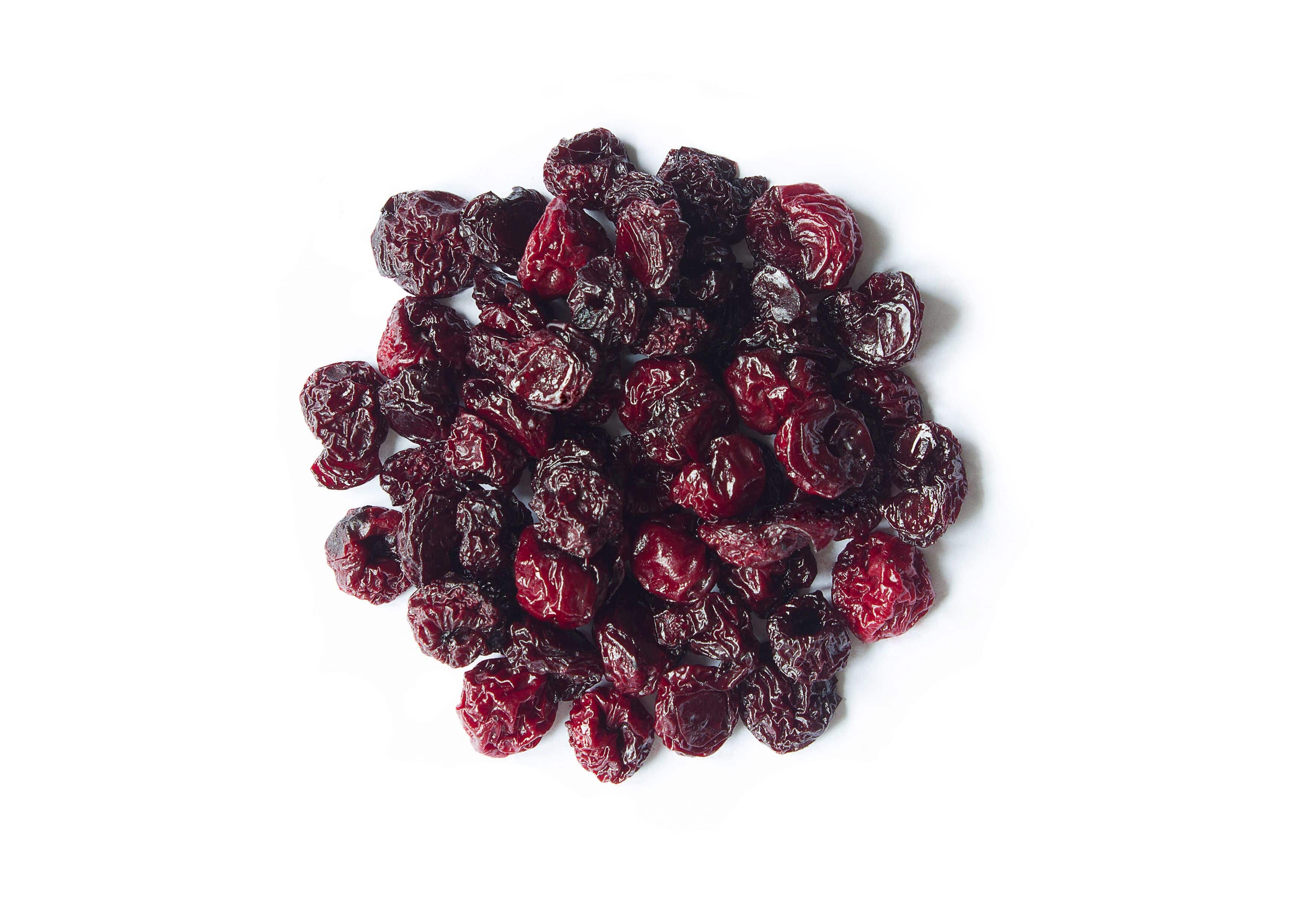 Organic Dried Tart Cherries, 25 Pounds Lightly Sweetened, Pitted, Non