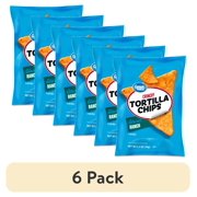 (6 pack) Great Value Glacier Ranch Flavor Tortilla Chips, 2.5 oz