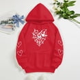 thumbnail image 2 of Zip Up Hoodies for Women 2026 Trendy Gothic Zip Up Hooded Sweatshirts Thermal Long Sleeve Hoodie Jackets Teen Junior Fall Clothes,Red,M, 2 of 3