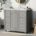 Harper & Bright Designs 36" Bathroom Vanity with Single Sink, Bathroom ...