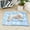 A, variant on Milk Velvet Cat & Dog Bed Mat, 12x16 Inch – Soft, Removable & Washable, Non-Slip, for Puppies, Kittens – Multicolor