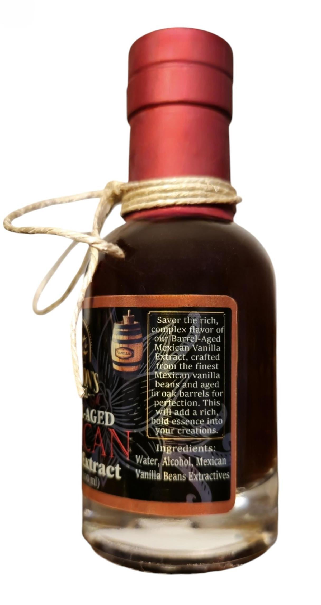 Hanson's Vanilla Co. - Barrel-Aged Mexican Vanilla Extract-Aged for 6 Months - 3.38 OZ