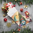 thumbnail image 6 of Ryvnso Christmas Stockings Cute Gnomes Christmas 17.7" Large Stocking Decoration 2 Pack, 6 of 7