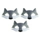 thumbnail image 2 of Máscara de Maquillaje de Lobo de 3 Piezas Sunnimix para Festival de Música de Escenario Club, 2 of 8